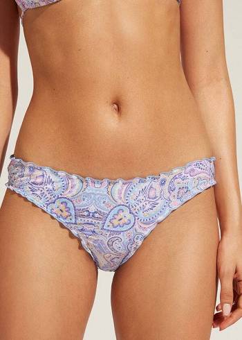 Calzedonia Amalfi Donna Slip Bikini Blu | IT1289KI