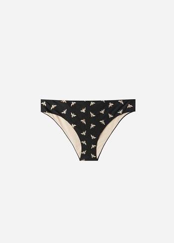 Calzedonia Atene Donna Slip Bikini Nere | IT1291ZG