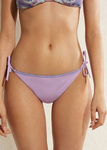 Calzedonia Brazilian String Tel Aviv Donna Slip Bikini Viola | IT1341KI