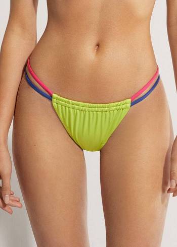 Calzedonia Brazilian String Tokyo Eco Donna Slip Bikini Verdi | IT1346VD