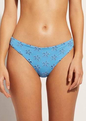 Calzedonia Corfù Donna Slip Bikini Blu | IT1373BC