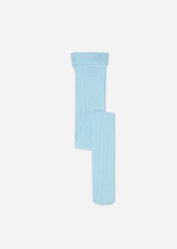 Calzedonia Fishnet Bambino Collant Blu | IT2973ZG