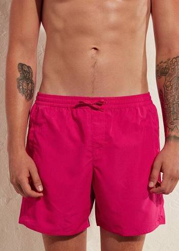 Calzedonia Formentera Sportive Uomo Costume Da Bagno Rosa | IT2947ZG