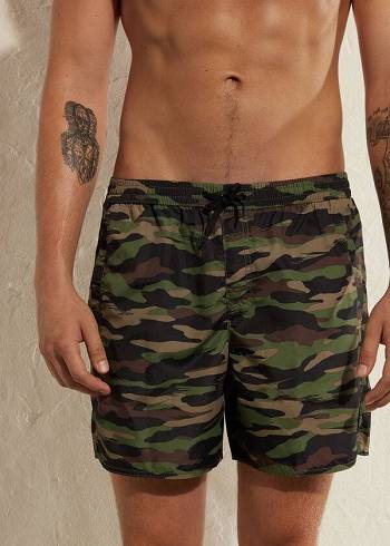 Calzedonia Formentera Uomo Costume Da Bagno Verdi | IT2934UT