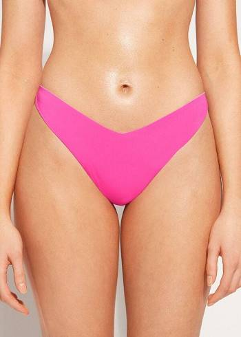 Calzedonia High Cut Brazilian Indonesia Eco Donna Slip Bikini Rosa | IT1389FM