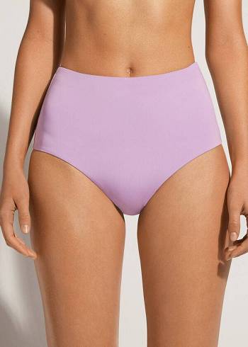 Calzedonia High Shaper Vita Indonesia Eco Donna Slip Bikini Viola | IT1404EX