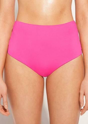 Calzedonia High Shaper Vita Indonesia Eco Donna Slip Bikini Rosa | IT1409IS