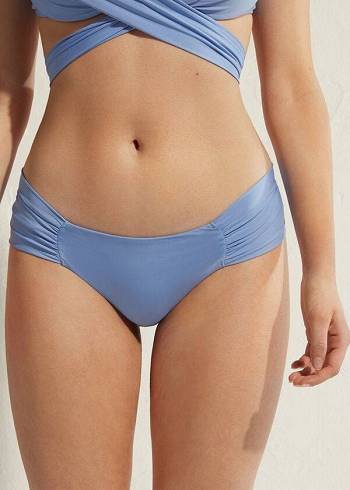 Calzedonia Indonesia Eco Donna Slip Bikini Blu | IT1467FM