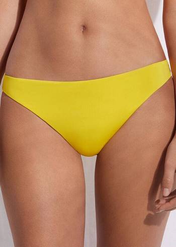 Calzedonia Indonesia Eco Donna Slip Bikini Gialle | IT1471KI