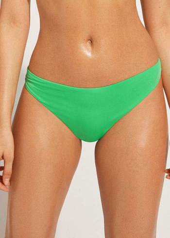 Calzedonia Indonesia Eco Low rise Donna Slip Bikini Verdi | IT1474XF