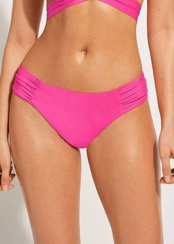 Calzedonia Indonesia Eco rosa Donna Slip Bikini Rosa | IT1482EX