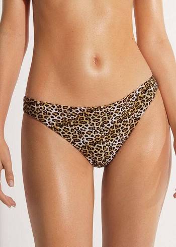 Calzedonia Malindi Donna Slip Bikini Marroni | IT1499ZG