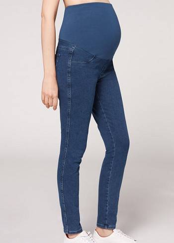 Calzedonia Maternity Jean Donna Jeans Blu | IT2605UT