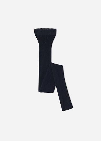 Calzedonia Micronet Bambino Collant Blu | IT2987UT