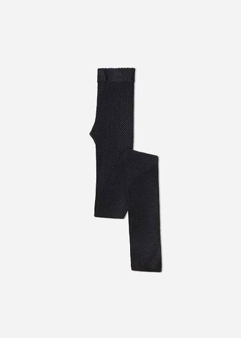 Calzedonia Micronet Bambino Collant Nere | IT2990RW