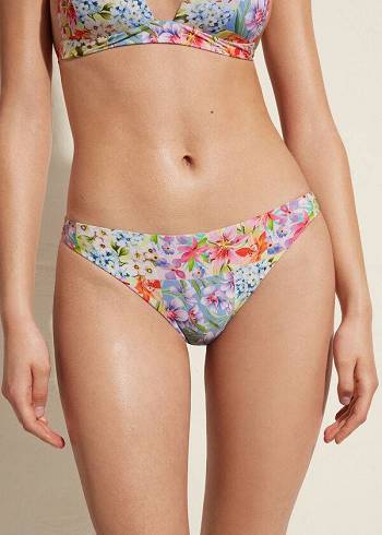 Calzedonia Minorca Eco Donna Slip Bikini Colorate | IT1504NB