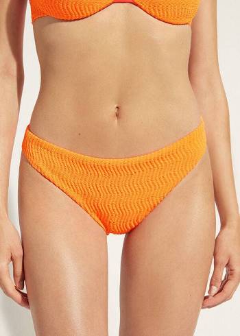 Calzedonia Mykonos Donna Slip Bikini Arancioni | IT1507WY