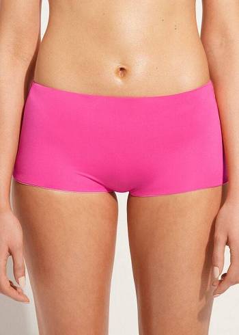 Calzedonia Shorts Indonesia Eco Donna Slip Bikini Rosa | IT1554VD