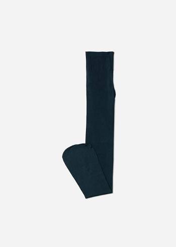 Calzedonia Soft Touch 50 Deniers Bambino Collant Blu | IT3003OR