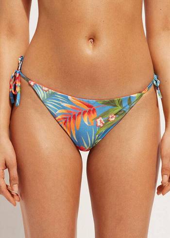 Calzedonia String Maui Donna Slip Bikini Verdi | IT1606VD