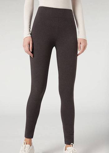 Calzedonia Thermal Donna Leggings Grigie | IT2696FM