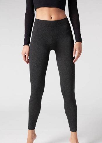 Calzedonia Ultra-Opaque Microfiber Donna Leggings Grigie | IT2710MA