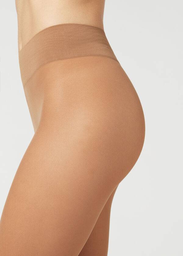 Calzedonia 30 Denier Total Comfort Soft Touch Opaque Donna Collant Beige | IT1014EX