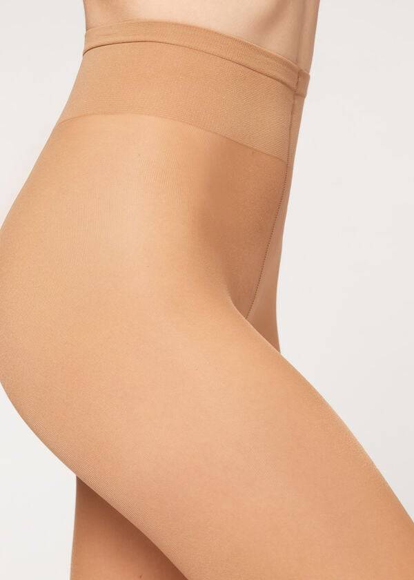 Calzedonia 40 Denier Sheer Donna Collant Beige Marroni | IT1208GL