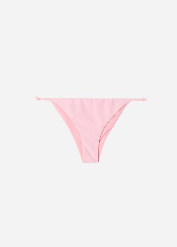 Calzedonia Adjustable Side Beverly Hills Eco Donna Slip Bikini Rosa | IT1288JJ