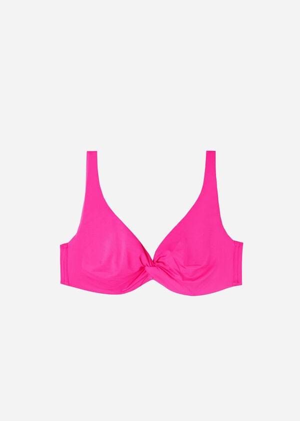 Calzedonia Balconette Indonesia Eco cobey Donna Top Bikini Rosa | IT1673SO