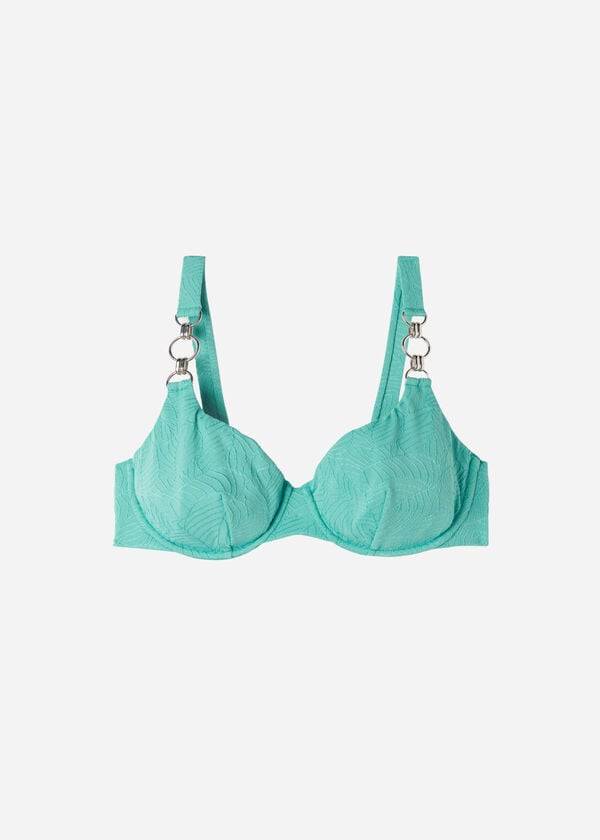 Calzedonia Balconette Marsiglia Donna Top Bikini Verde Acqua | IT1681ZG