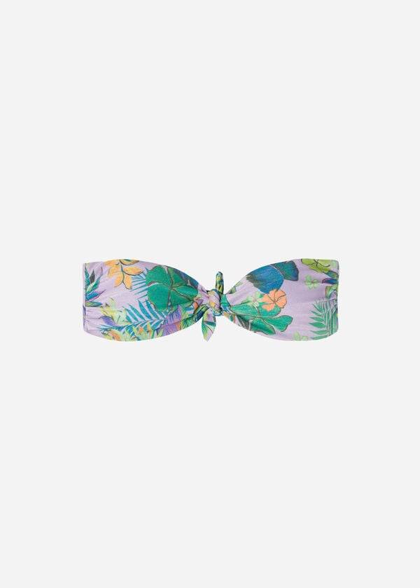 Calzedonia Bandeau Brasilia Donna Top Bikini Viola | IT1686NB