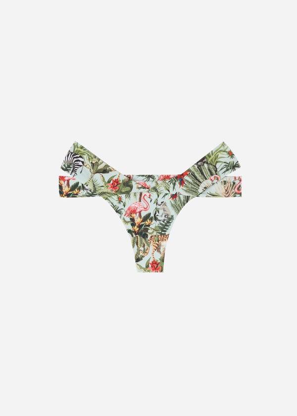 Calzedonia Brazilian Bandeau Nairobi Eco Donna Slip Bikini Verdi | IT1305IS