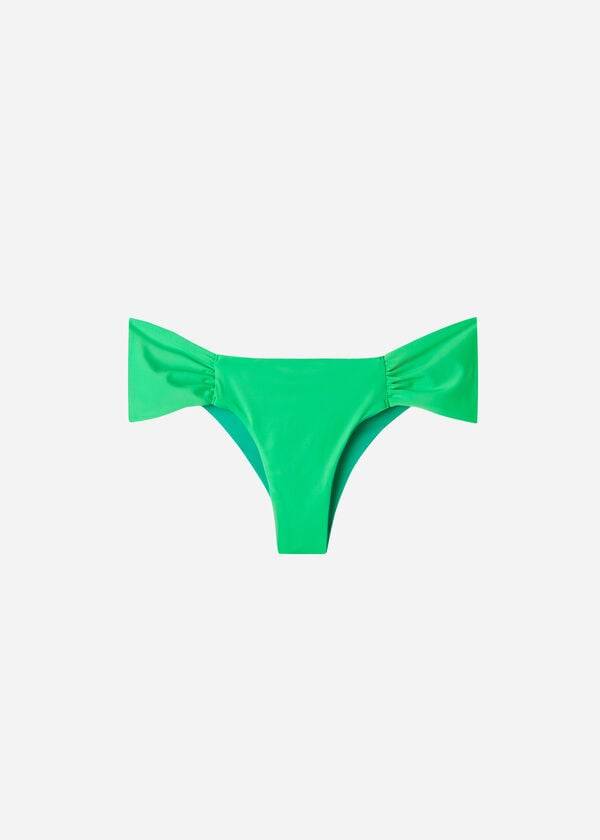 Calzedonia Brazilian Indonesia Eco Donna Slip Bikini Verdi | IT1312GL