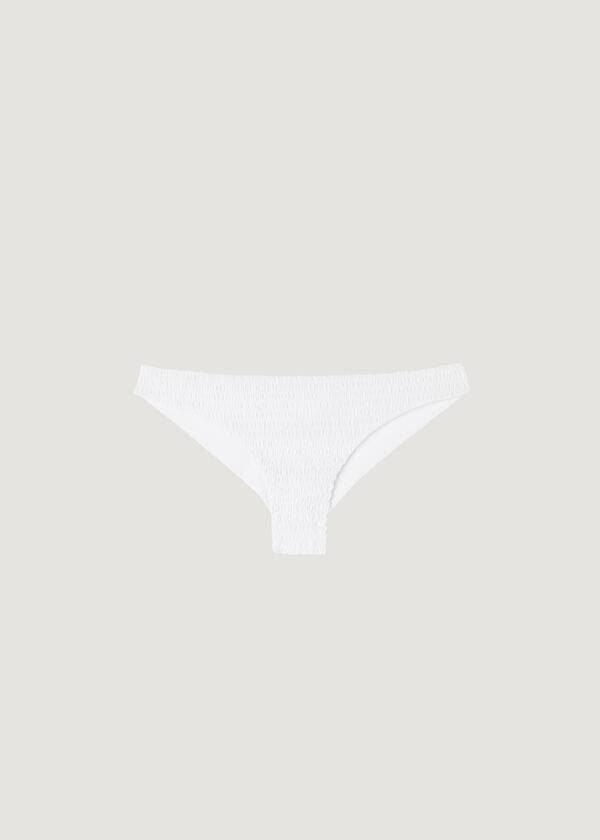 Calzedonia Brazilian Lanzarote Donna Slip Bikini Bianche | IT1317ZG