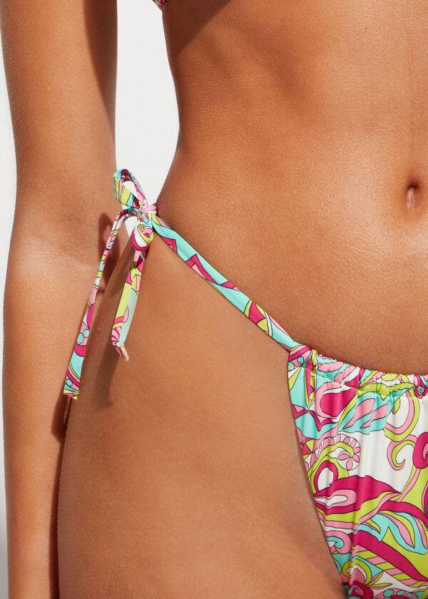 Calzedonia Brazilian String Londra Donna Slip Bikini Colorate | IT1338GL