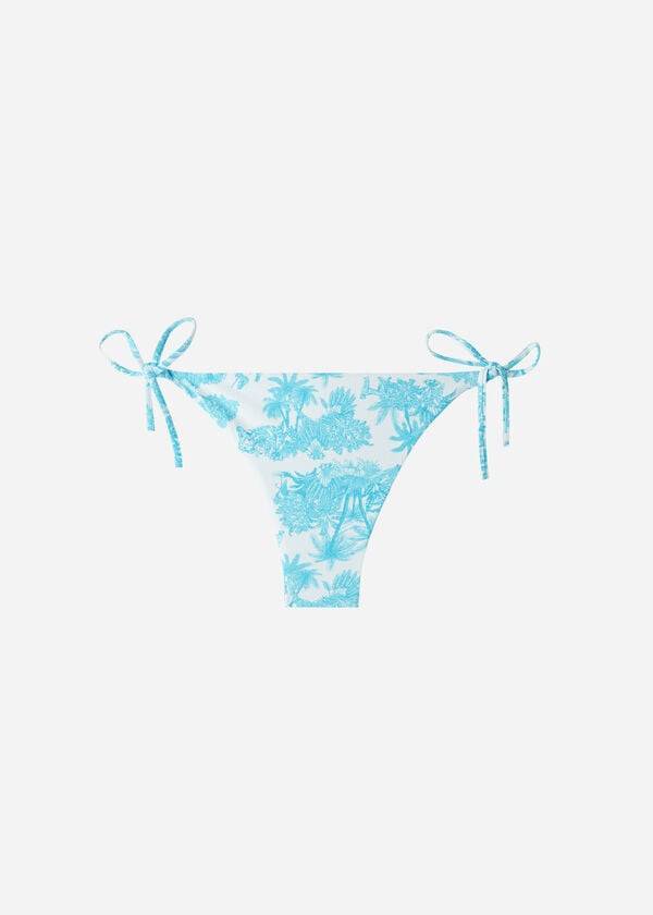 Calzedonia Brazilian String Sorrento Donna Slip Bikini Blu | IT1339HK