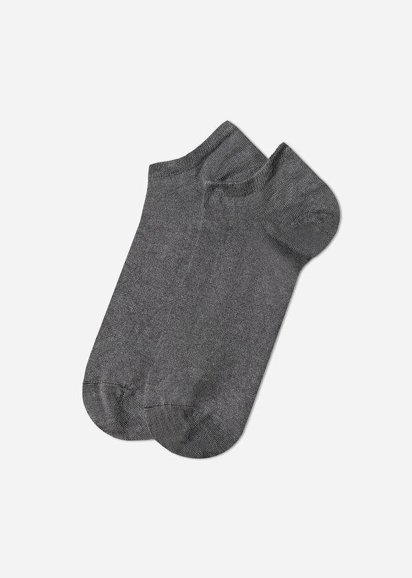 Calzedonia Cashmere Blend No-Show Uomo Calzini Grigie | IT2882FM