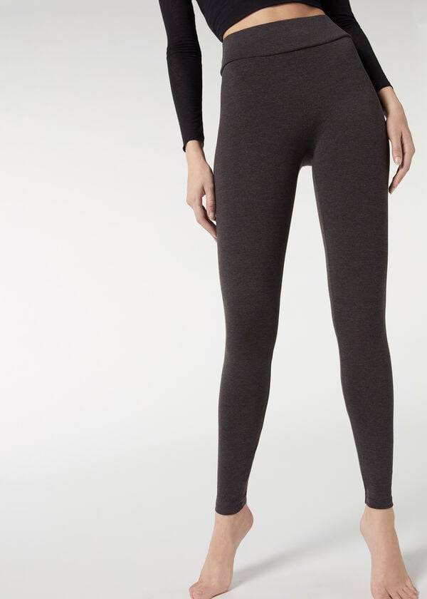 Calzedonia Cotone Donna Leggings Grigie | IT2637WY