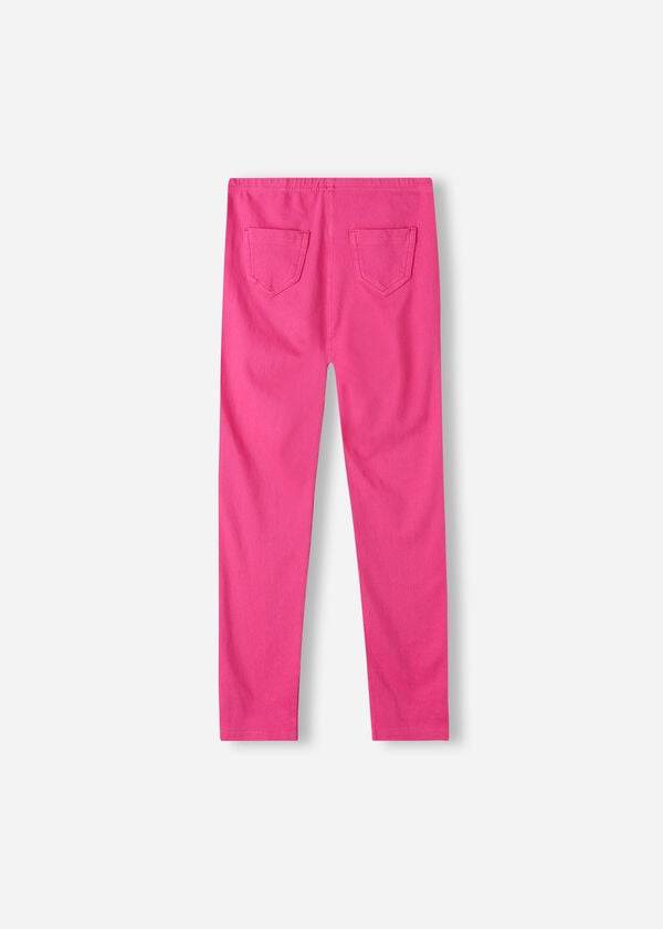 Calzedonia Denim jeggings Bambino Leggings Rosa | IT3132RW