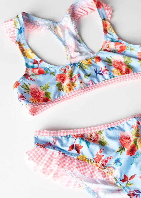 Calzedonia Floral Two-Piece Masha Bambino Costumi Da Bagno Colorate | IT3039NB