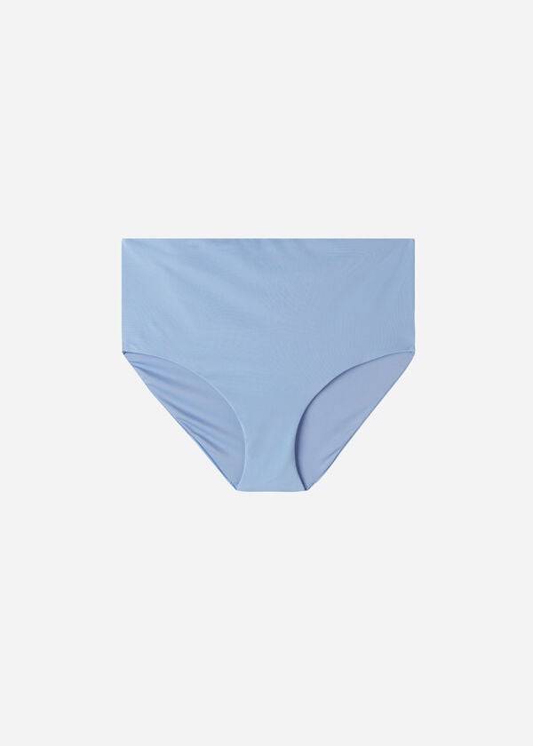 Calzedonia High Shaper Vita Indonesia Eco Donna Slip Bikini Blu | IT1403WY