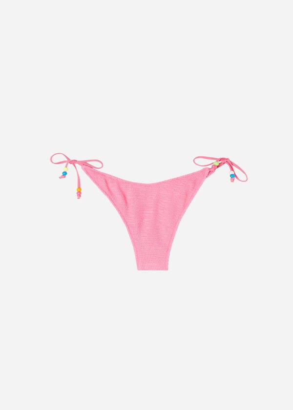 Calzedonia High V-Cut Brazilian San Diego Donna Slip Bikini Rosa | IT1414DN