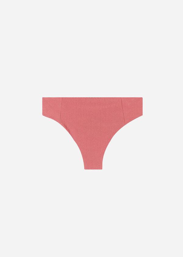 Calzedonia High Vita Biarritz Donna Slip Bikini Marroni | IT1417HK