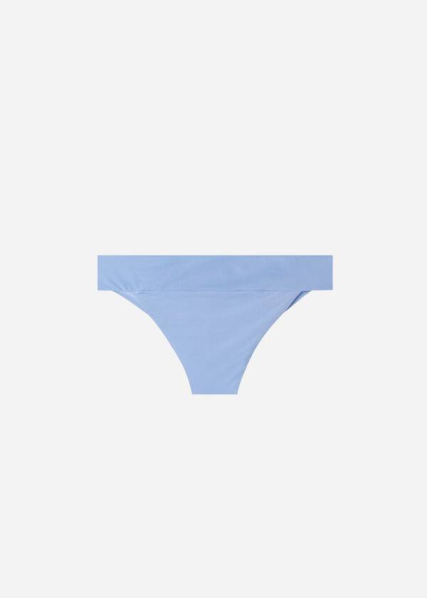 Calzedonia High Vita Brazilian Indonesia Eco Donna Slip Bikini Blu | IT1418JJ