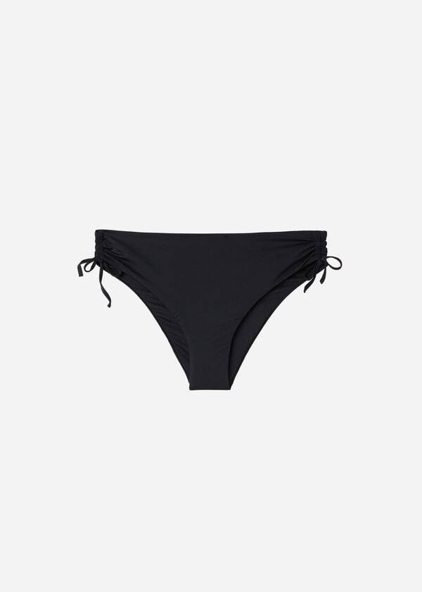 Calzedonia High-Vita Drawstring Indonesia Donna Slip Bikini Nere | IT1455WY