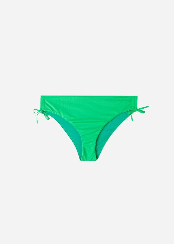 Calzedonia High-Vita Drawstring Indonesia Donna Slip Bikini Verdi | IT1456EX