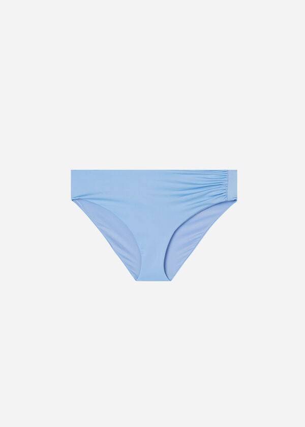 Calzedonia High Vita Indonesia Eco Donna Slip Bikini Blu | IT1424VD