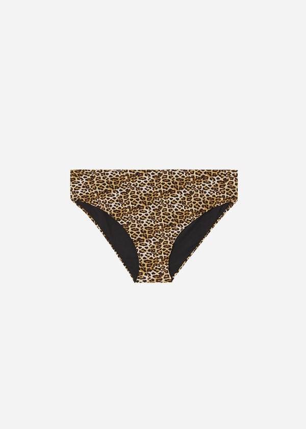 Calzedonia High Vita Malindi Donna Slip Bikini Marroni | IT1435IS