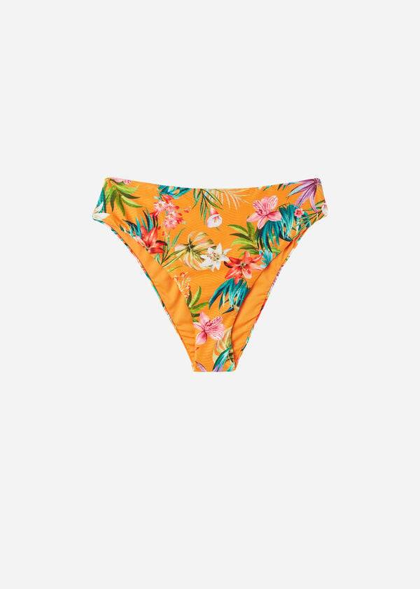 Calzedonia High Vita Rio Eco Donna Slip Bikini Arancioni | IT1438AP